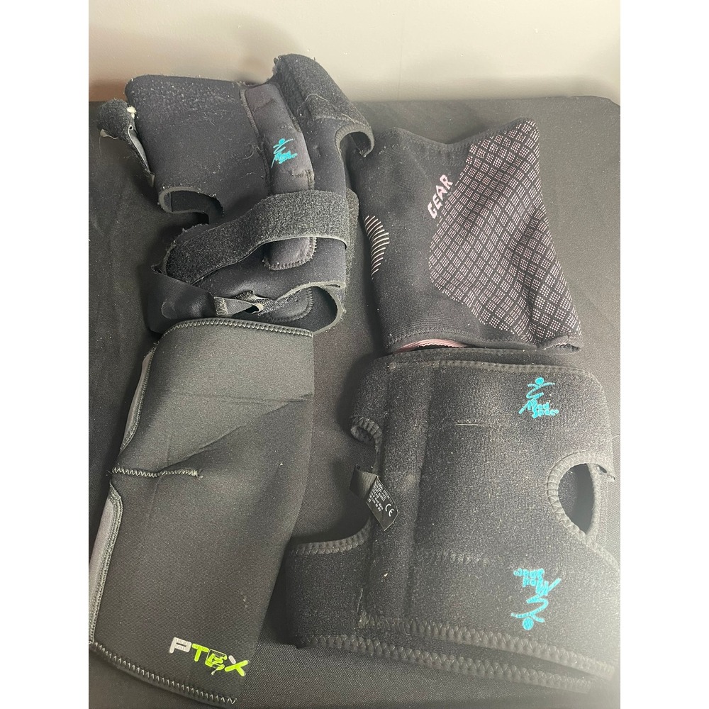 Med Spec PTEX Gear Knee Brace Compression Sleeve Lot Patella Stabilizer Mixed Sz